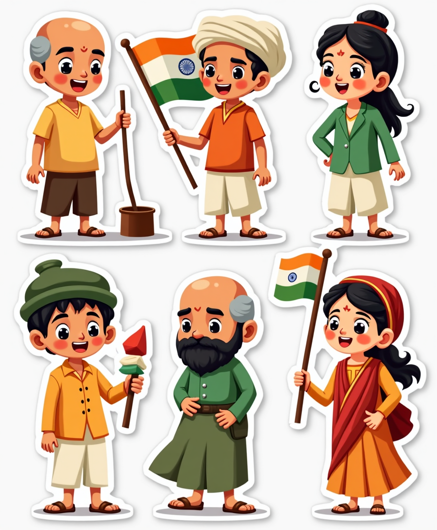 Culture India - Sticker Sheet v26